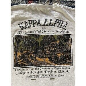 XL Vintage 90’s Kappa Alpha Double-Sided Pocket T-Shirt